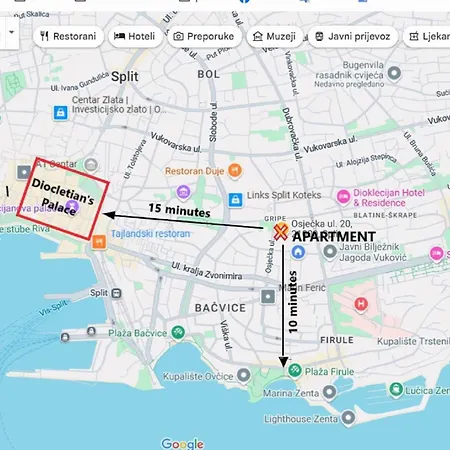 Romana With A Spacious Terrace Спліт